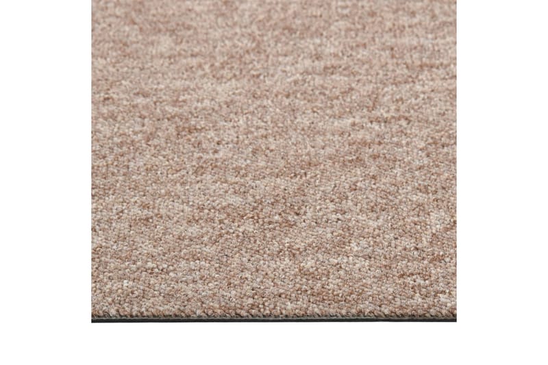 Teppefliser gulv 20 stk 5 m² 50x50 cm beige - Vegg til vegg tepper