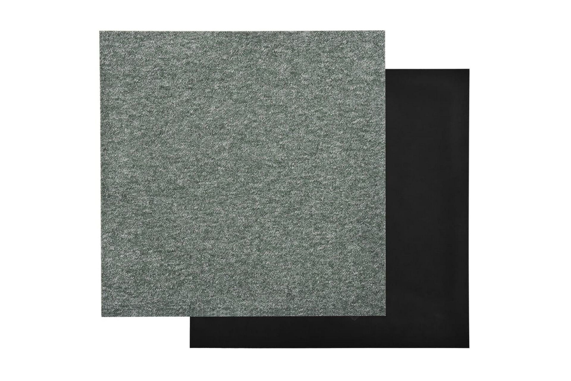 Teppefliser gulv 20 stk 5 m² 50x50 cm grønn - Tekstiler - Tepper & Matter - Vegg til vegg tepper