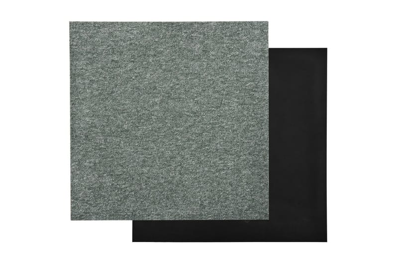 Teppefliser gulv 20 stk 5 m² 50x50 cm grønn - Tekstiler - Tepper & Matter - Vegg til vegg tepper