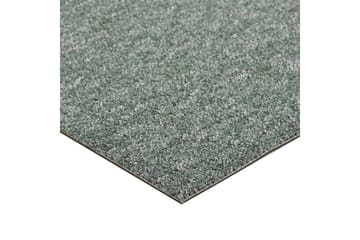 Teppefliser gulv 20 stk 5 m² 50x50 cm grønn - Tekstiler - Tepper & Matter - Vegg til vegg tepper