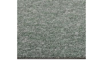 Teppefliser gulv 20 stk 5 m² 50x50 cm grønn - Tekstiler - Tepper & Matter - Vegg til vegg tepper