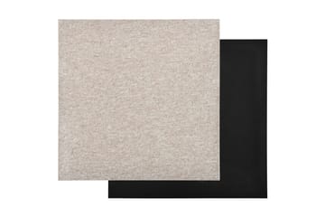 Teppefliser gulv 20 stk 5 m² 50x50 cm lysebeige - Tekstiler - Tepper & Matter - Vegg til vegg tepper