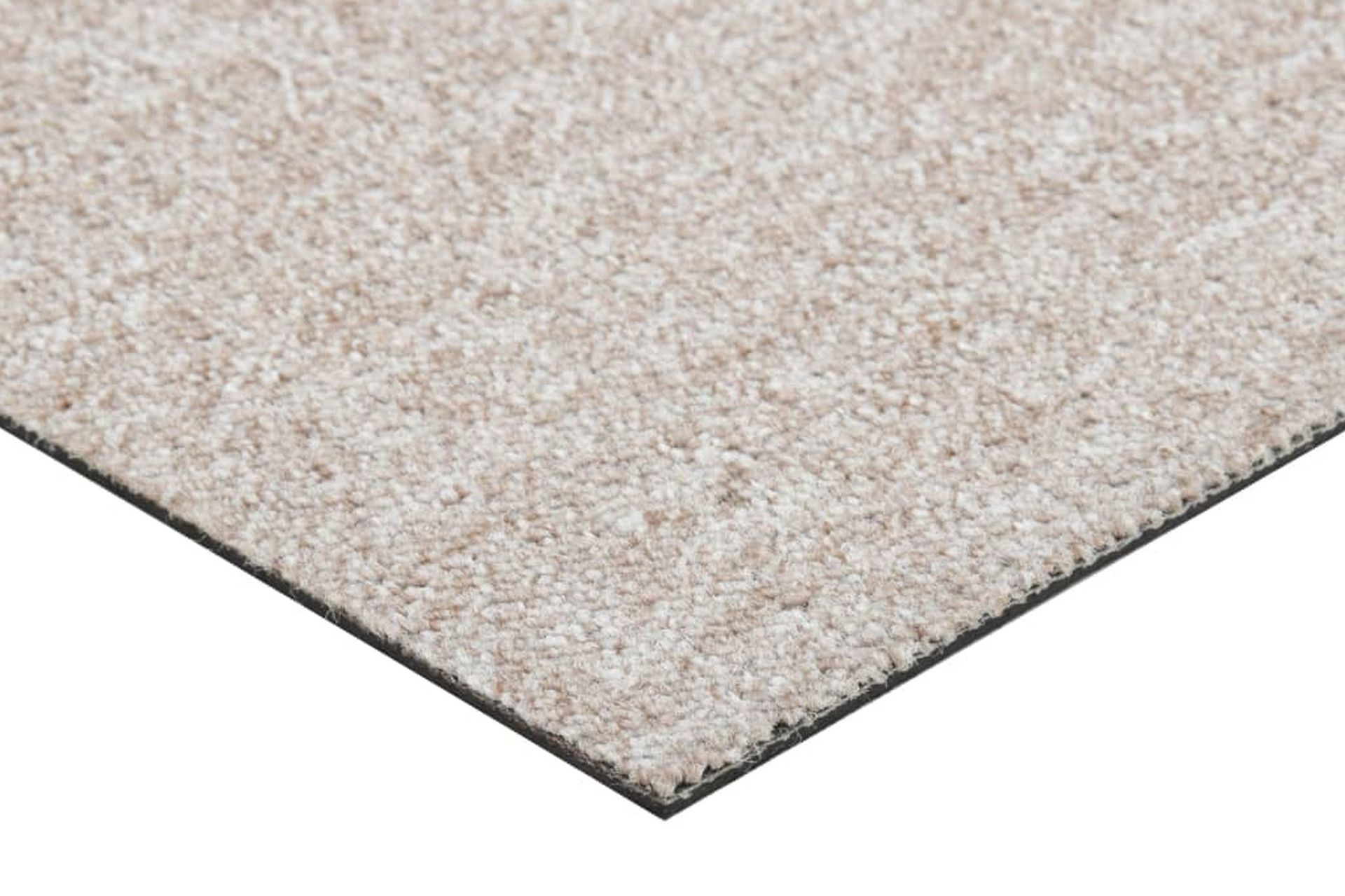 Teppefliser gulv 20 stk 5 m² 50x50 cm lysebeige - Tekstiler - Tepper & Matter - Vegg til vegg tepper