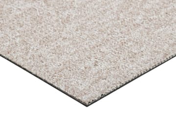 Teppefliser gulv 20 stk 5 m² 50x50 cm lysebeige - Tekstiler - Tepper & Matter - Vegg til vegg tepper