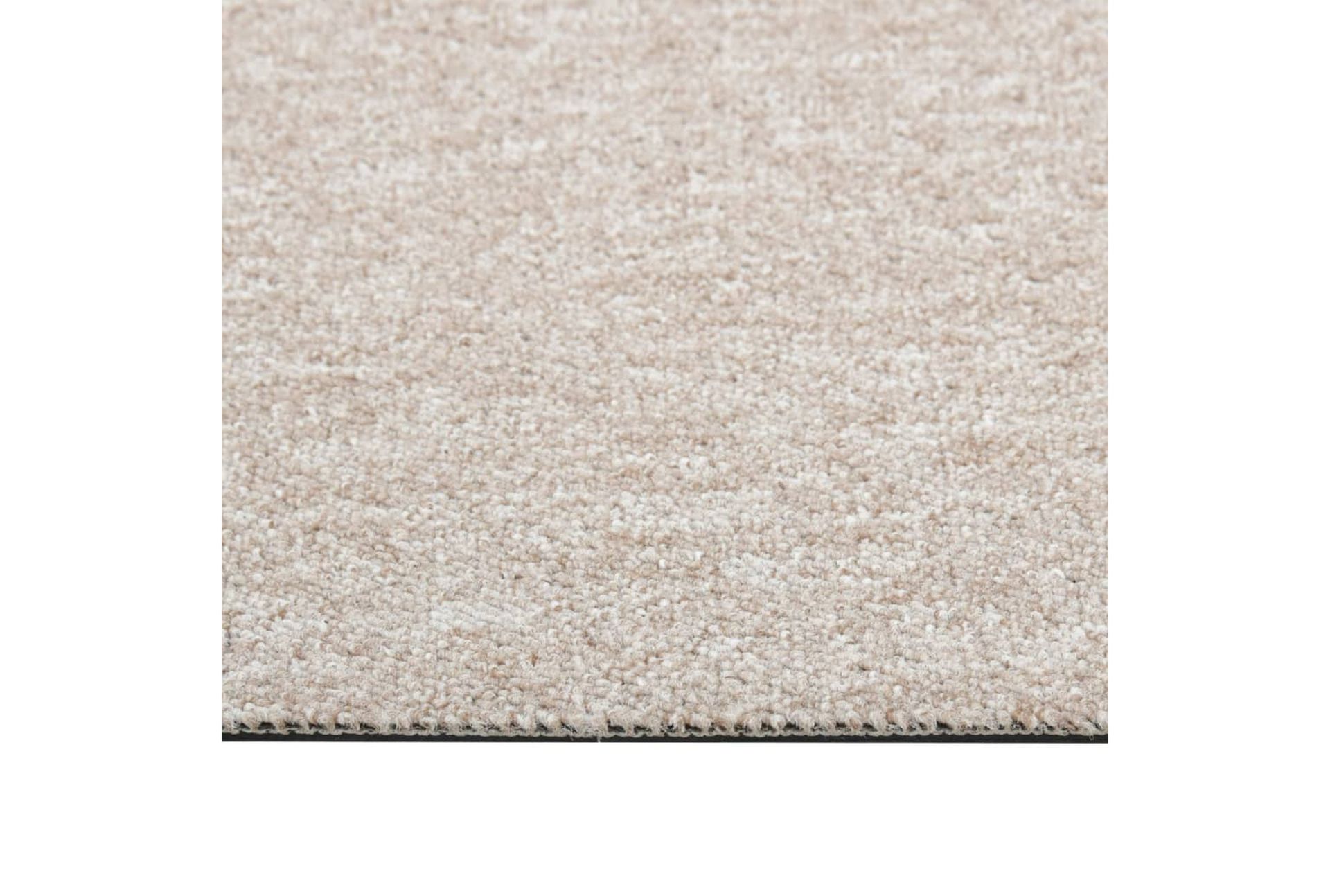 Teppefliser gulv 20 stk 5 m² 50x50 cm lysebeige - Tekstiler - Tepper & Matter - Vegg til vegg tepper