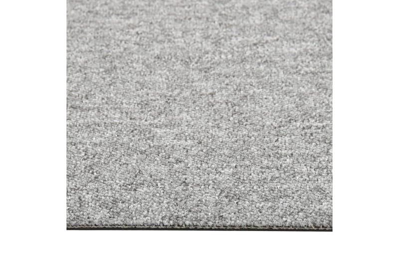 Teppefliser gulv 20 stk 5 m² 50x50 cm lysegrå - Tekstiler - Tepper & Matter - Vegg til vegg tepper