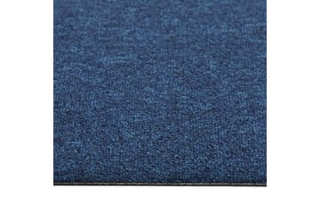Teppefliser gulv 20 stk 5 m² 50x50 cm mørkeblå - Tekstiler - Tepper & Matter - Vegg til vegg tepper