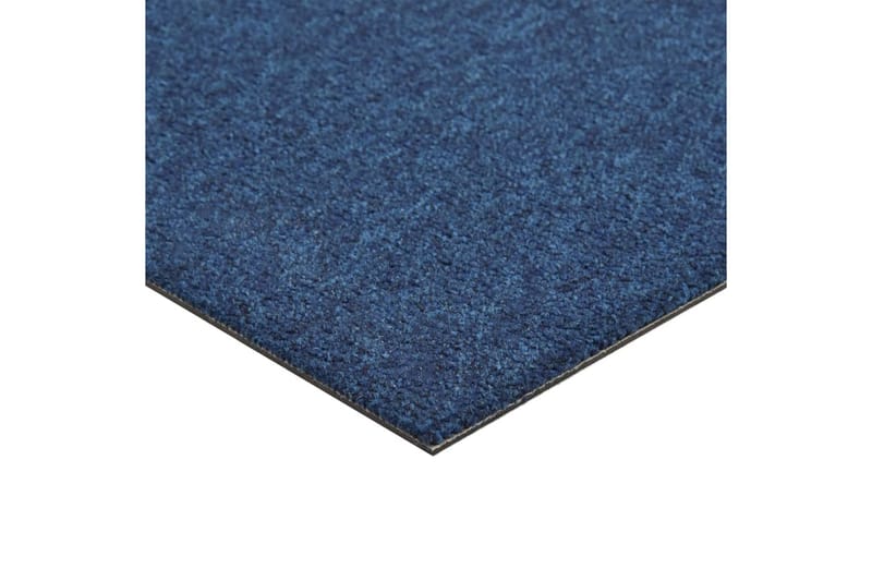 Teppefliser gulv 20 stk 5 m² 50x50 cm mørkeblå - Tekstiler - Tepper & Matter - Vegg til vegg tepper