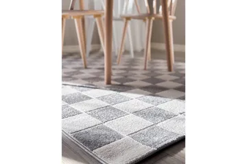 Wiltonteppe Hawaii Chess 160x230 cm, Grå - 160x230 cm, Grå - Tekstiler - Tepper & Matter - Utendørstepper