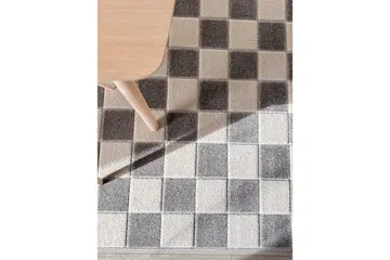 Wiltonteppe Hawaii Chess 160x230 cm, Grå - 160x230 cm, Grå - Tekstiler - Tepper & Matter - Utendørstepper