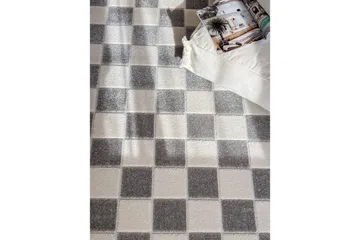 Wiltonteppe Hawaii Chess 160x230 cm, Grå - 160x230 cm, Grå - Tekstiler - Tepper & Matter - Utendørstepper