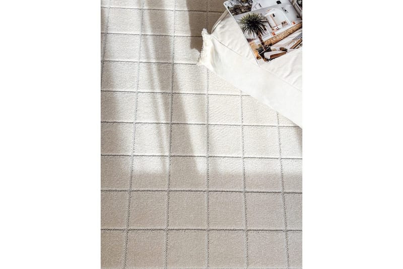 Wiltonteppe Hawaii Chess 160x230 cm, Krem - 160x230 cm, Krem - Tekstiler - Tepper & Matter - Utendørstepper