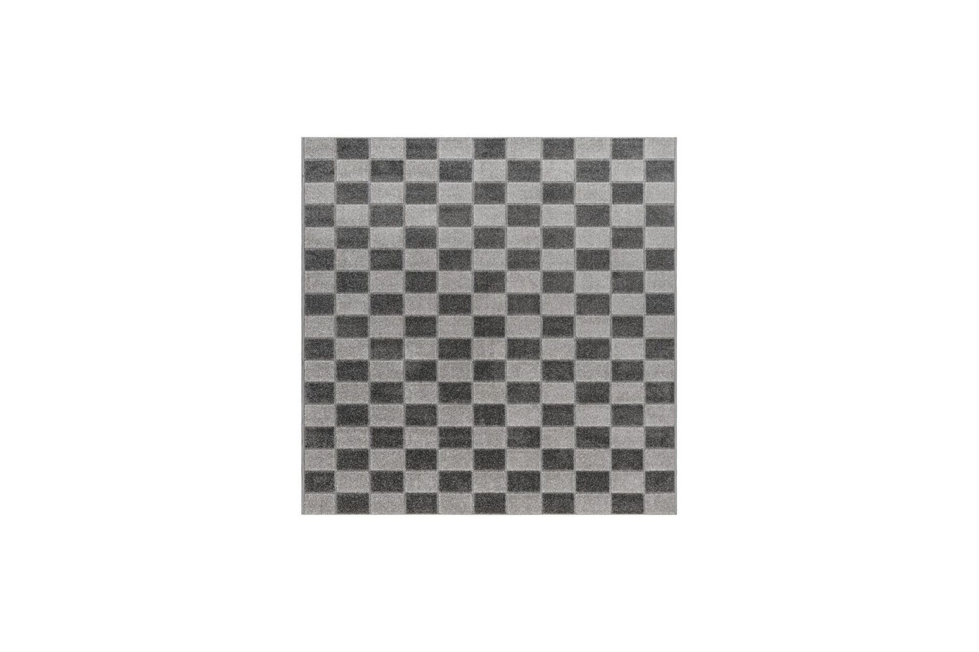 Wiltonteppe Hawaii Chess 200x200 cm, Grafitt - 200x200 cm, Grafitt