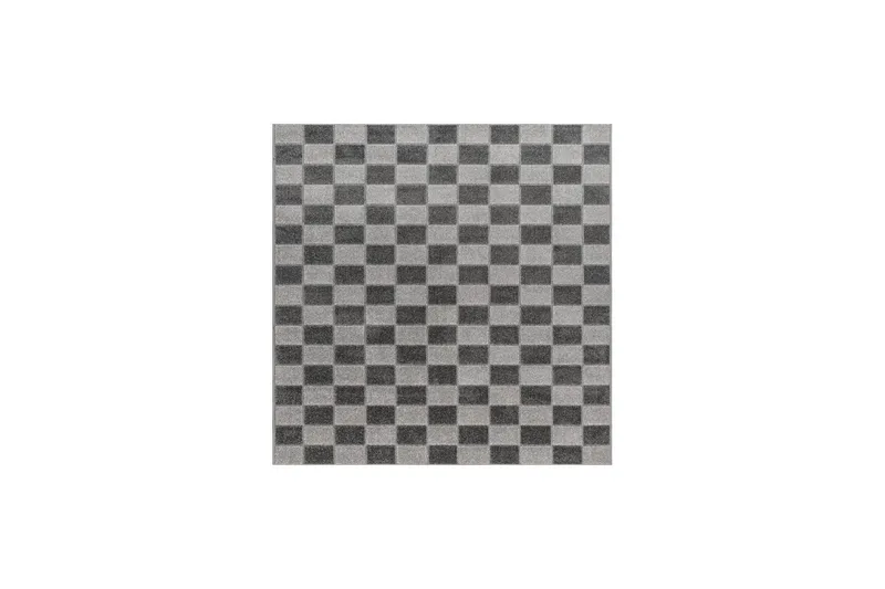 Wiltonteppe Hawaii Chess 200x200 cm, Grafitt, 200x200 cm, Grafitt