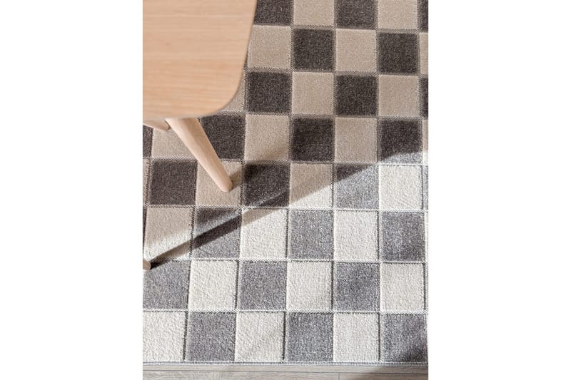 Wiltonteppe Hawaii Chess 240x240 cm, Grå - 240x240 cm, Grå - Tekstiler - Tepper & Matter - Utendørstepper