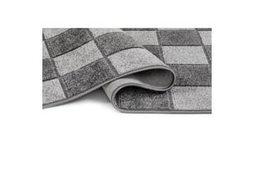 Wiltonteppe Hawaii Chess 240x240 cm, Grafitt - 240x240 cm, Grafitt - Tekstiler - Tepper & Matter - Store tepper