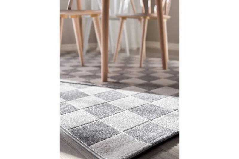 Wiltonteppe Hawaii Chess 240x340 cm, Grå - 240x340 cm, Grå - Tekstiler - Tepper & Matter - Utendørstepper