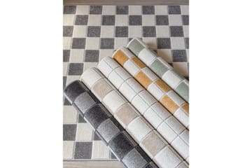 Wiltonteppe Hawaii Chess 240x340 cm, Grønn - 240x340 cm, Grønn - Tekstiler - Tepper & Matter - Store tepper