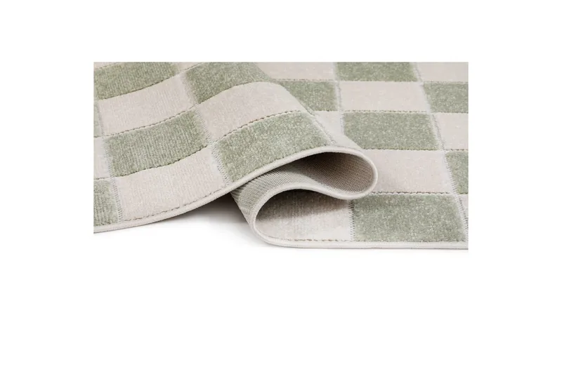 Wiltonteppe Hawaii Chess 240x340 cm, Grønn - 240x340 cm, Grønn - Tekstiler - Tepper & Matter - Store tepper