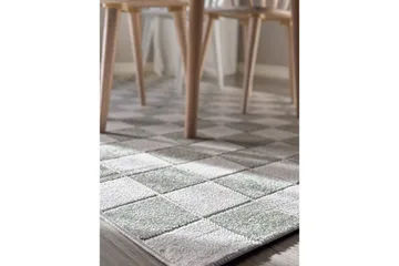 Wiltonteppe Hawaii Chess 240x340 cm, Grønn - 240x340 cm, Grønn - Tekstiler - Tepper & Matter - Store tepper