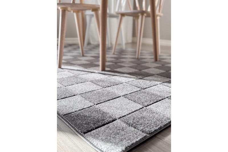 Wiltonteppe Hawaii Chess 240x340 cm, Grafitt - 240x340 cm, Grafitt - Tekstiler - Tepper & Matter - Utendørstepper