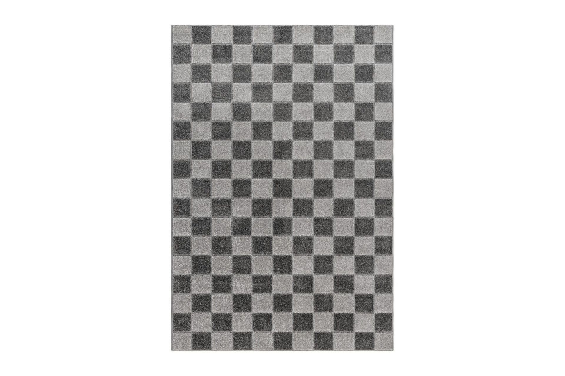 Wiltonteppe Hawaii Chess 240x340 cm, Grafitt - 240x340 cm, Grafitt