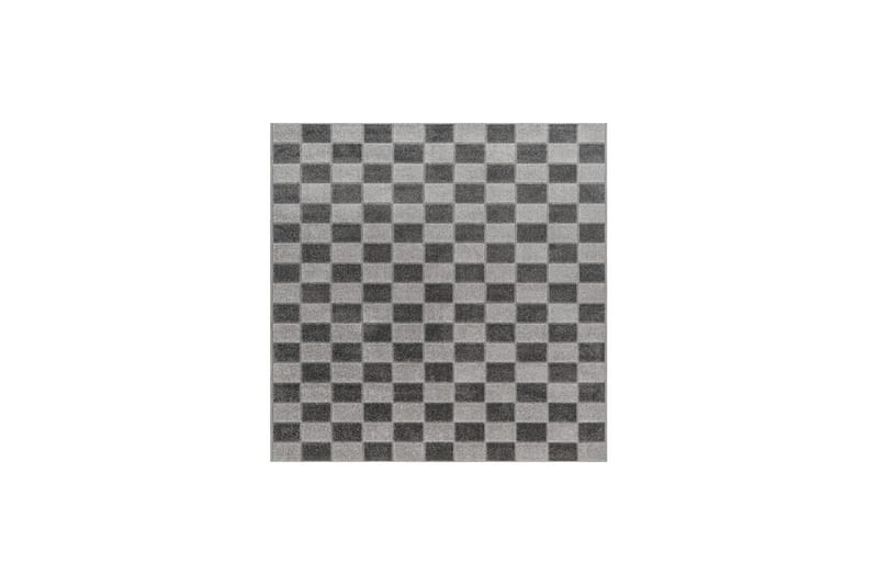 Wiltonteppe Hawaii Chess 280x280 cm, Grafitt - 280x280 cm, Grafitt - Tekstiler - Tepper & Matter - Utendørstepper