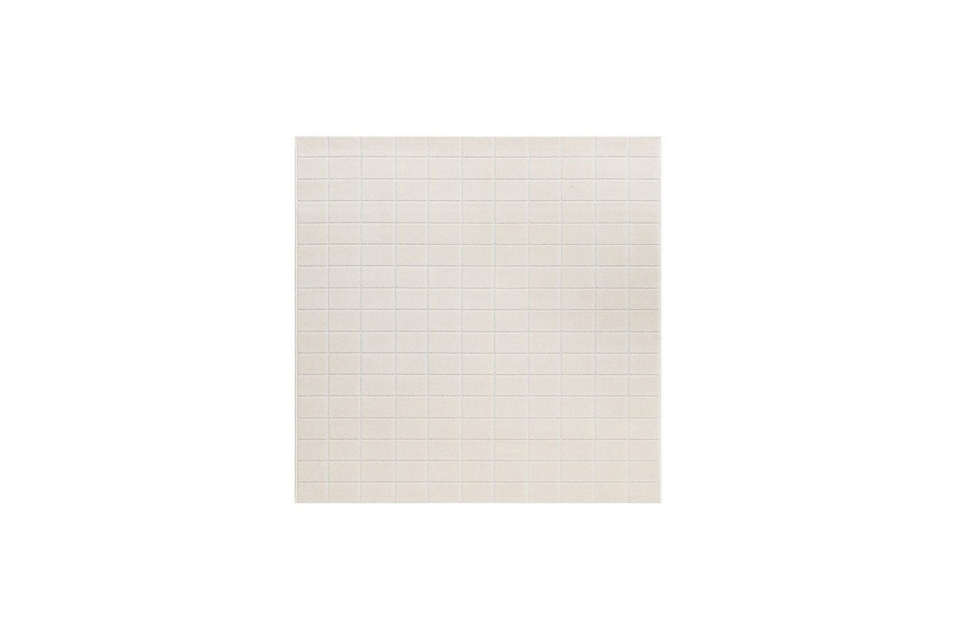Wiltonteppe Hawaii Chess 280x280 cm, Krem - 280x280 cm, Krem