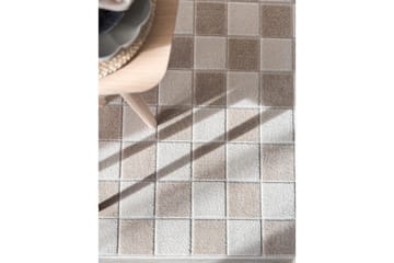 Wiltonteppe Hawaii Chess 280x280 cm, Lin, Linne - 280x280 cm, Lin, Linne - Tekstiler - Tepper & Matter - Utendørstepper