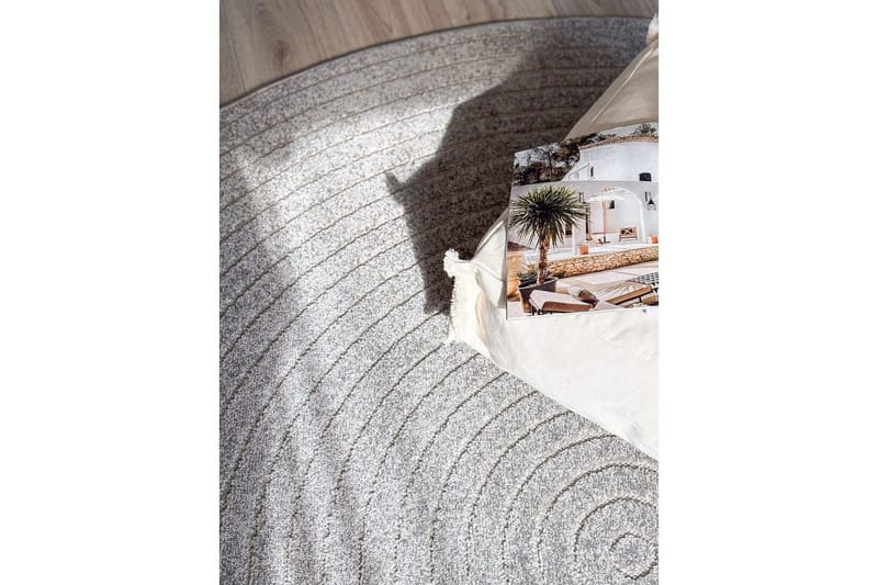 Wiltonteppe Hawaii Circle 240x240 cm, Grå - 240x240 cm, Grå - Tekstiler - Tepper & Matter - Utendørstepper