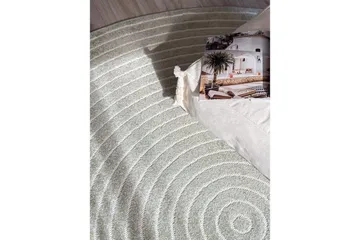 Wiltonteppe Hawaii Circle 240x240 cm, Grønn - 240x240 cm, Grønn - Tekstiler - Tepper & Matter - Store tepper