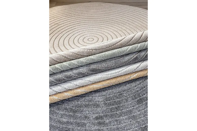 Wiltonteppe Hawaii Circle 240x240 cm, Grønn - 240x240 cm, Grønn - Tekstiler - Tepper & Matter - Utendørstepper