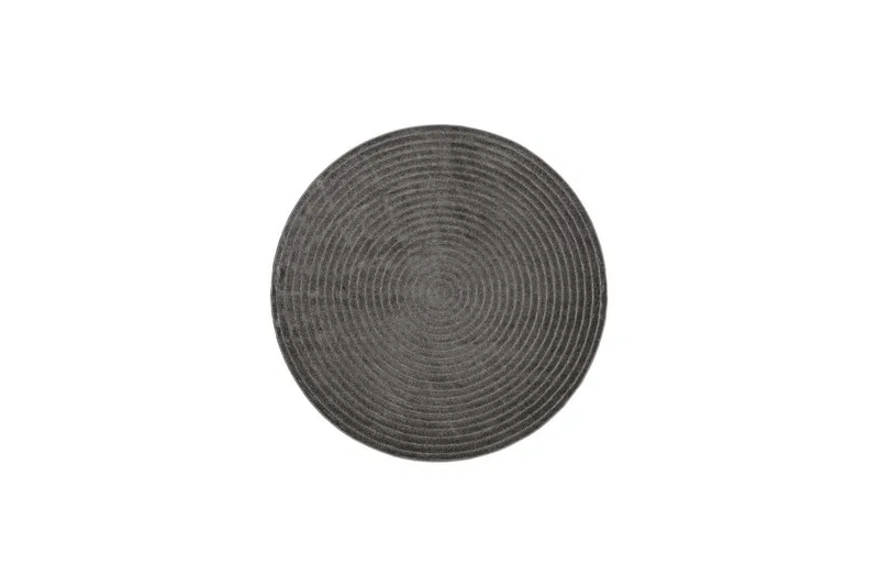 Wiltonteppe Hawaii Circle 240x240 cm, Grafitt - 240x240 cm, Grafitt - Tekstiler - Tepper & Matter - Store tepper
