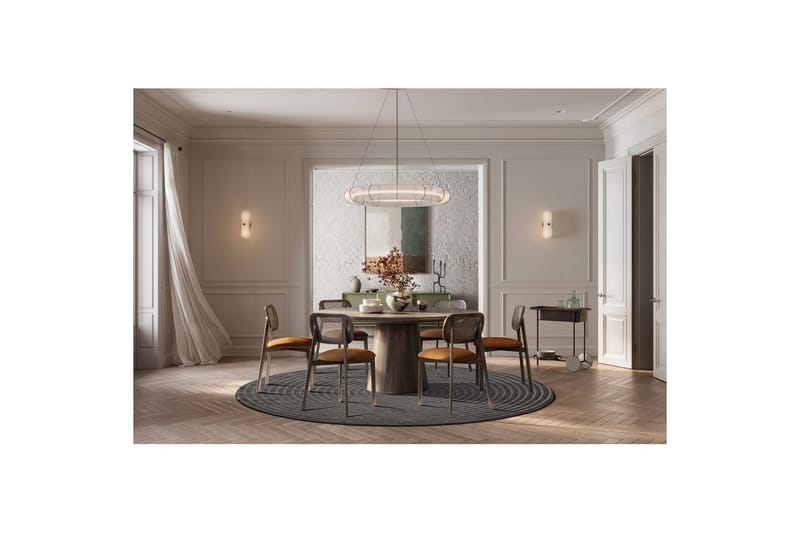 Wiltonteppe Hawaii Circle 240x240 cm, Grafitt - 240x240 cm, Grafitt - Tekstiler - Tepper & Matter - Store tepper