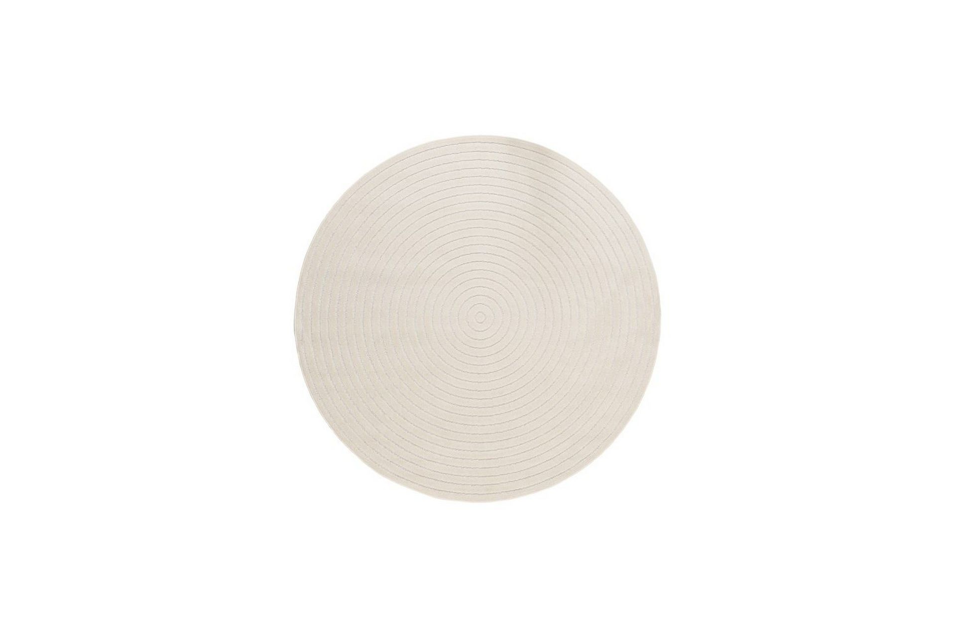 Wiltonteppe Hawaii Circle 240x240 cm, Krem - 240x240 cm, Krem