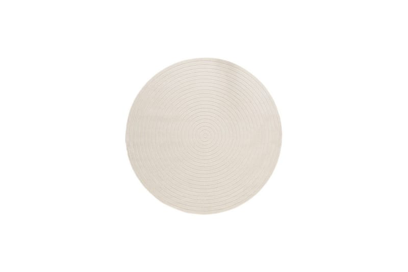 Wiltonteppe Hawaii Circle 240x240 cm, Krem - 240x240 cm, Krem - Tekstiler - Tepper & Matter - Utendørstepper