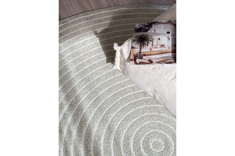 Wiltonteppe Hawaii Circle 280x280 cm, Grønn - 280x280 cm, Grønn - Tekstiler - Tepper & Matter - Utendørstepper