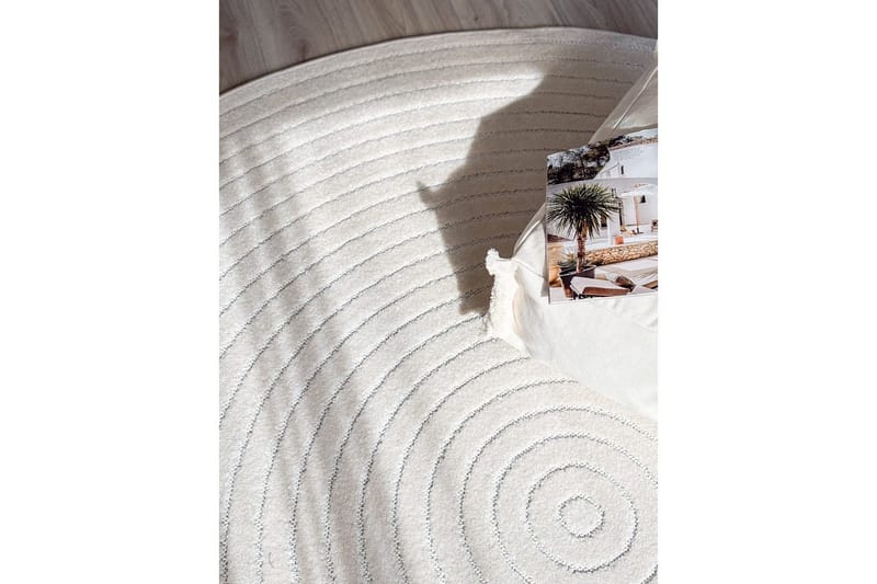 Wiltonteppe Hawaii Circle 280x280 cm, Krem - 280x280 cm, Krem - Tekstiler - Tepper & Matter - Utendørstepper