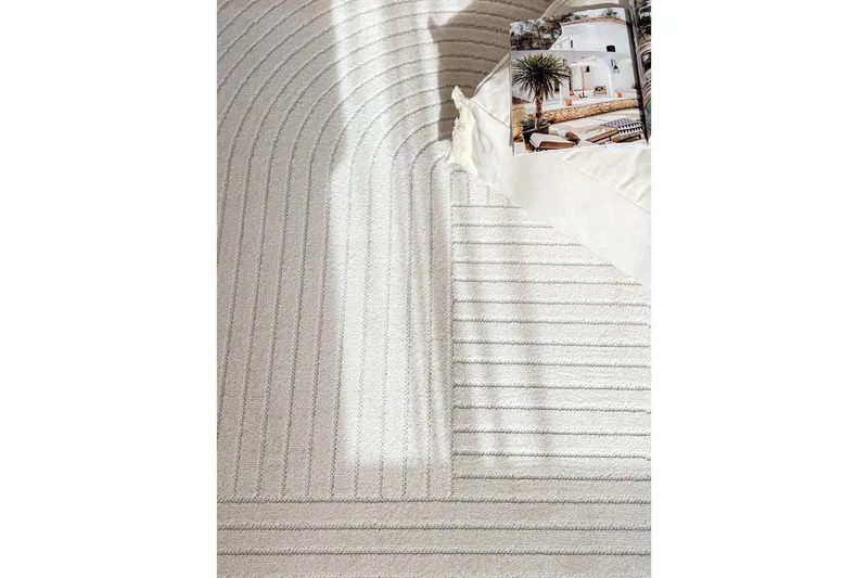 Wiltonteppe Hawaii Shape 160x230 cm, Krem - 160x230 cm, Krem - Tekstiler - Tepper & Matter - Utendørstepper