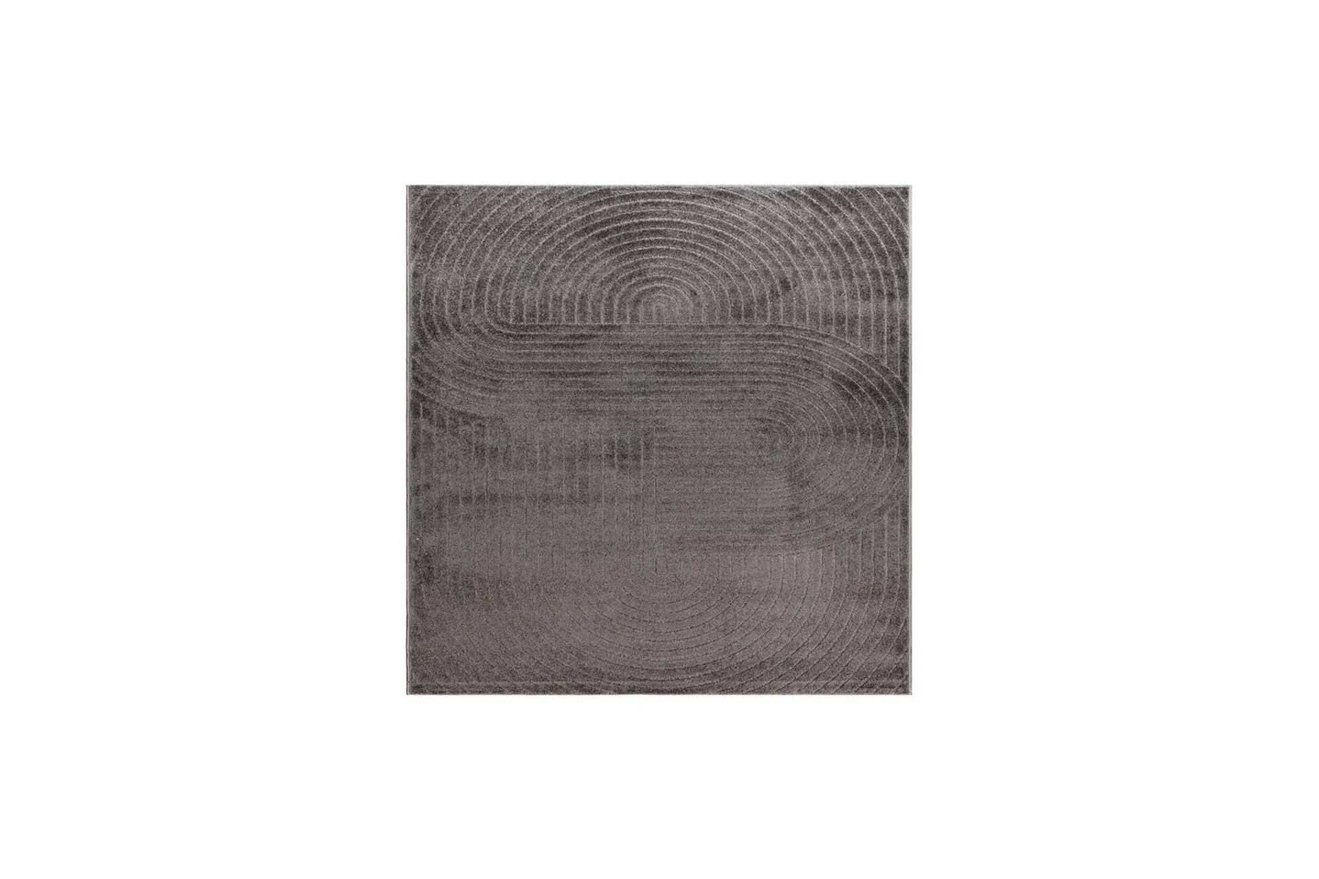 Wiltonteppe Hawaii Shape 200x200 cm, Grafitt - 200x200 cm, Grafitt