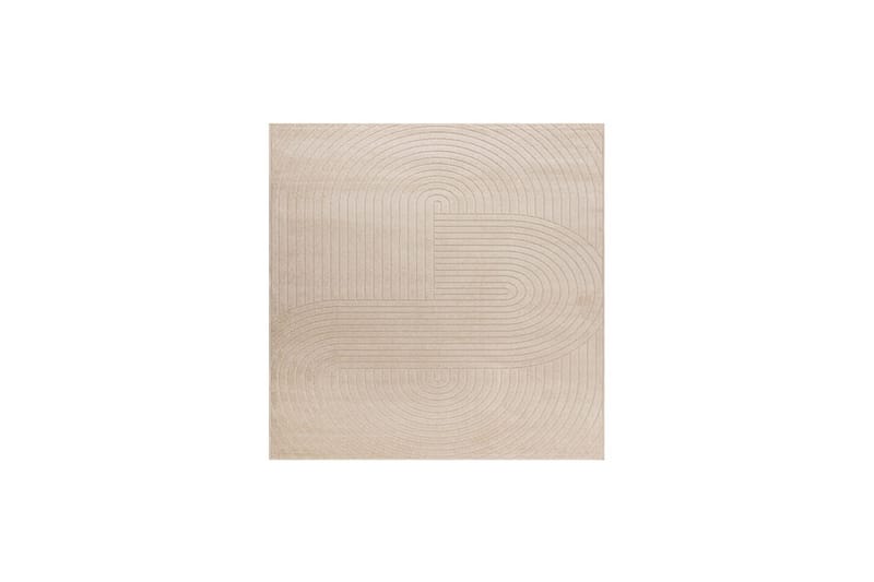 Wiltonteppe Hawaii Shape 200x200 cm, Lin, Linne - 200x200 cm, Lin, Linne - Tekstiler - Tepper & Matter - Utendørstepper