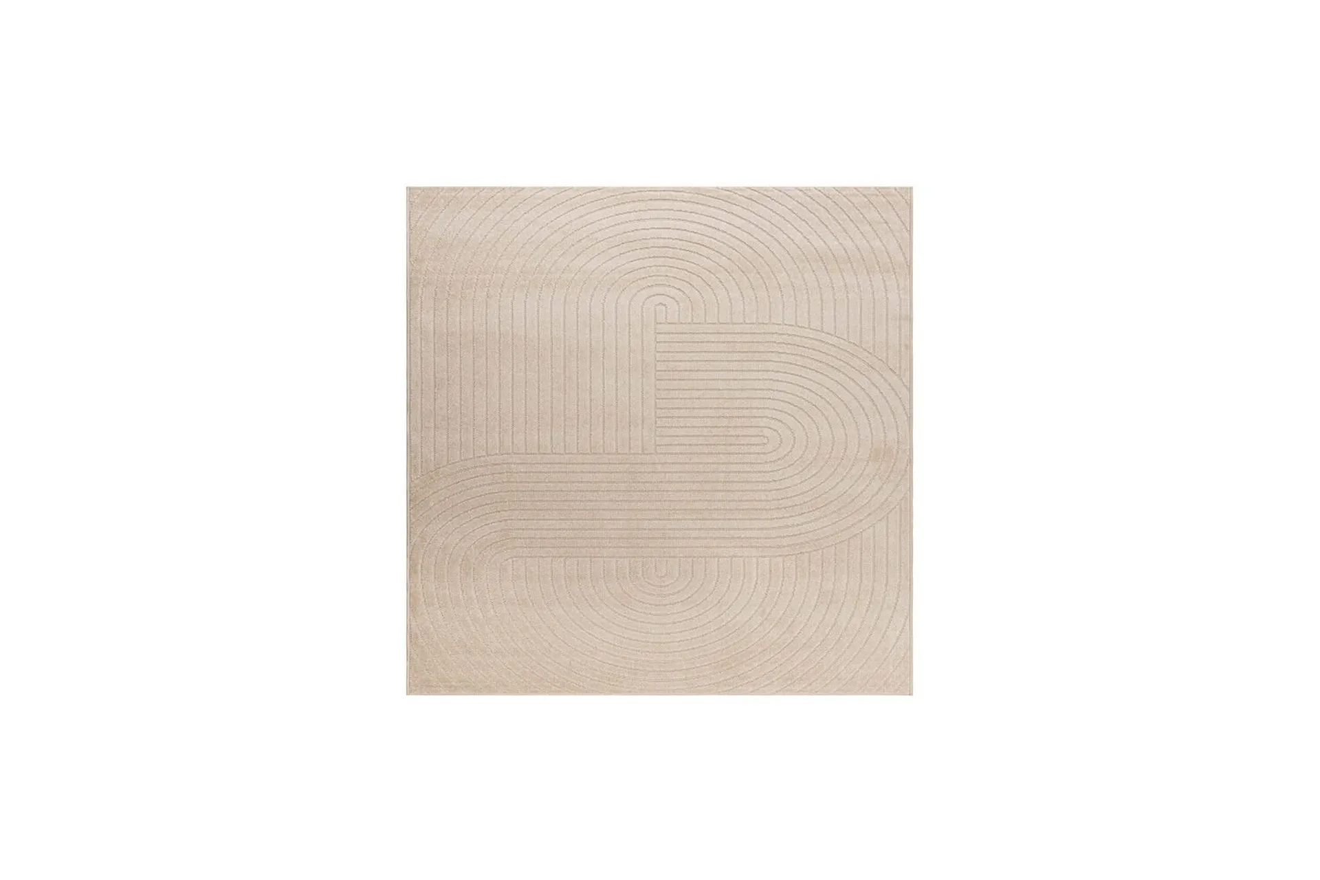 Wiltonteppe Hawaii Shape 200x200 cm, Lin, Linne - 200x200 cm, Lin, Linne