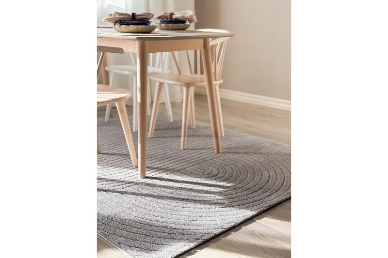 Wiltonteppe Hawaii Shape 240x240 cm, Grå - 240x240 cm, Grå - Tekstiler - Tepper & Matter - Utendørstepper