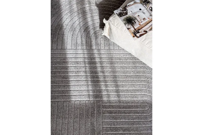 Wiltonteppe Hawaii Shape 240x240 cm, Grafitt - 240x240 cm, Grafitt - Tekstiler - Tepper & Matter - Utendørstepper