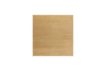 Wiltonteppe Hawaii Shape 240x240 cm, Gul