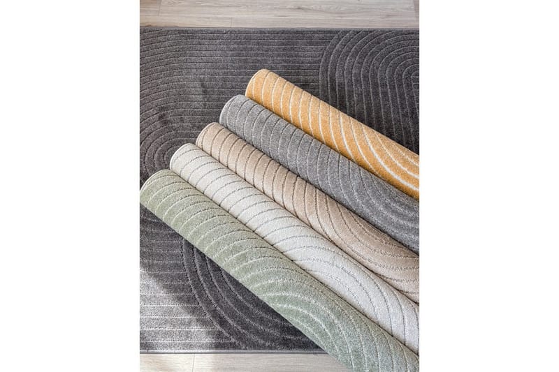Wiltonteppe Hawaii Shape 240x240 cm, Gul - 240x240 cm, Gul - Tekstiler - Tepper & Matter - Utendørstepper
