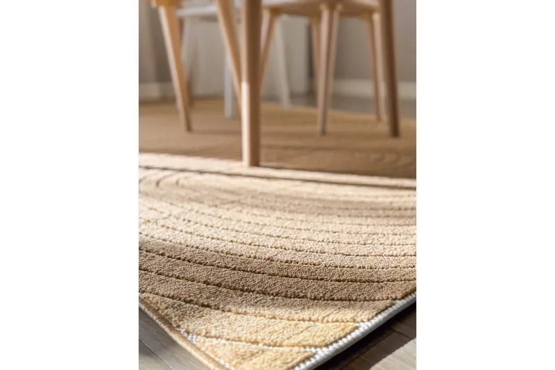 Wiltonteppe Hawaii Shape 240x240 cm, Gul - 240x240 cm, Gul - Tekstiler - Tepper & Matter - Utendørstepper