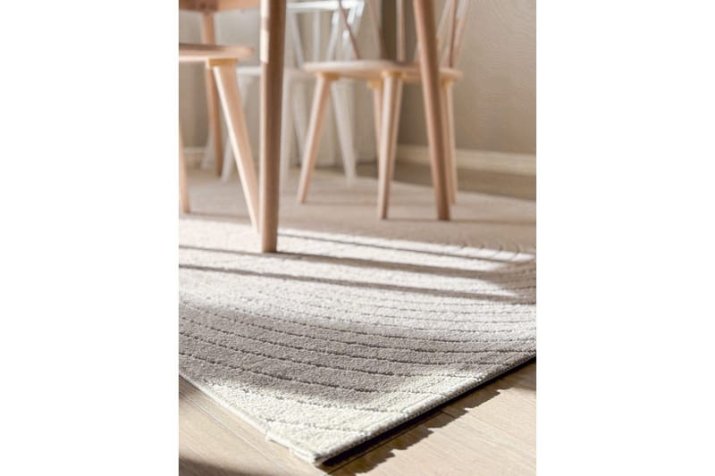 Wiltonteppe Hawaii Shape 240x240 cm, Krem - 240x240 cm, Krem - Tekstiler - Tepper & Matter - Utendørstepper