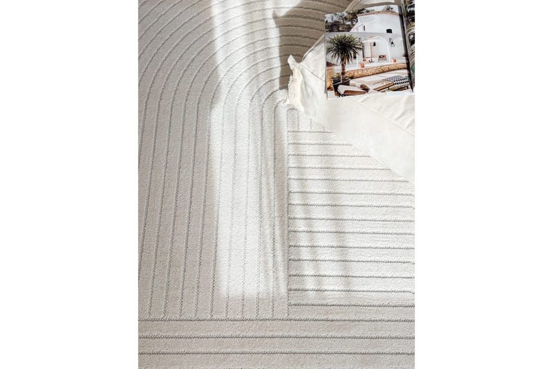 Wiltonteppe Hawaii Shape 240x240 cm, Krem - 240x240 cm, Krem - Tekstiler - Tepper & Matter - Utendørstepper