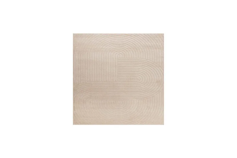 Wiltonteppe Hawaii Shape 240x240 cm, Lin, Linne - 240x240 cm, Lin, Linne - Tekstiler - Tepper & Matter - Store tepper